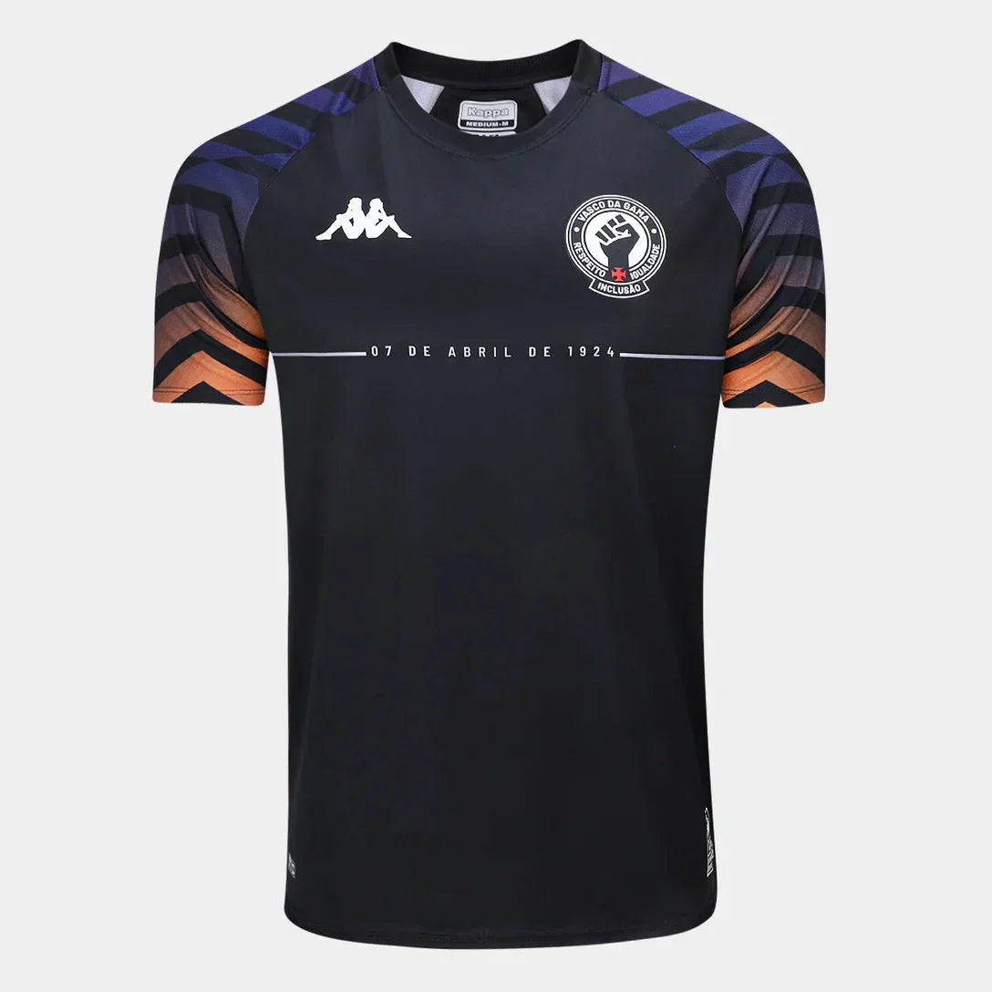 Camisa Kappa Vasco da Gama Aquecimento 2024/25 Masculina