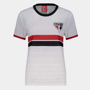 Camiseta Casual SPFC Branca - Feminina