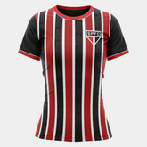 Camiseta Casual SPFC Tricolor - Feminina