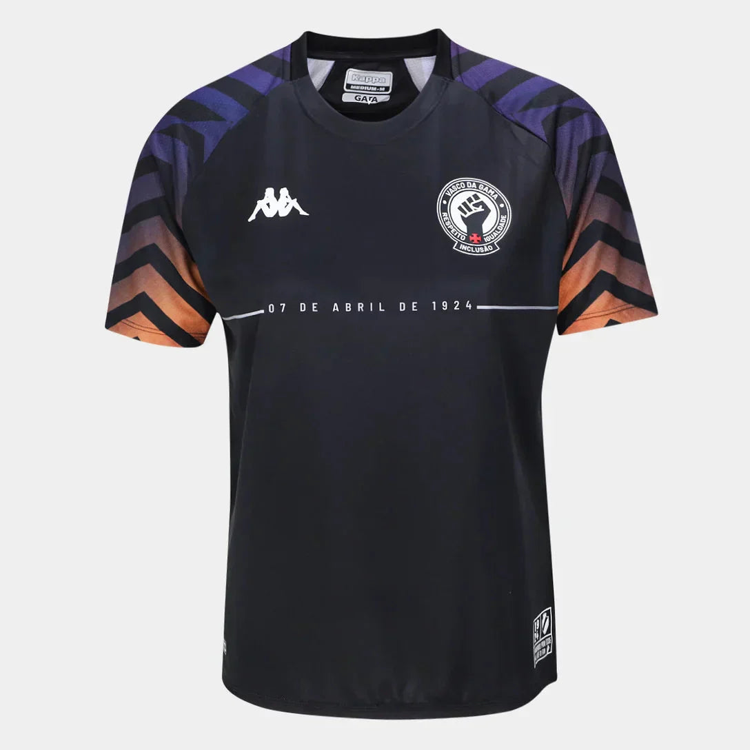 Camisa Feminina Kappa Vasco da Gama 2024/25 Aquecimento